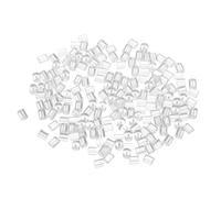 200 Pezzi Ferma Orecchini per Perni, in Plastica e Resina | Chiusure Cilindriche Morbide, Fornitura Sfusa, per Laboratorio Gioielli e Sostituzioni Rapide