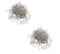 200 Pezzi Ferro Doccia Ganci Anelli Clip di Pera A4S43098