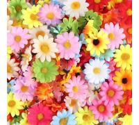 200 Pezzi Fiori Artificiali Capolini Margherita,Fiori Artificiali Capolini