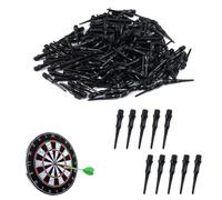 200 Pezzi Freccette Punta Plastica 2ba, Punta Ricambio Freccette Professionali, Punta Corta in Plastica per Freccette, Facile Sostituire, Punte per Freccette in Plastica, Ideale per Amanti Freccette