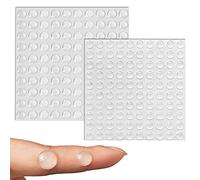 200 Pezzi Gommini Adesivi Trasparenti,Silicone Piedini di Protettivi/Gommini Silicone Paracolpi per la Protezione Parete,L'isolamento Acustico di Ante di Mobili,Porta,Tavoli,Armadi,Cassetti (2 Misure)
