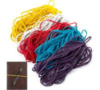 200 Pezzi Grandi Elastici 180X3 Mm Colorati Elastico Ufficio Grande Diametro Ela