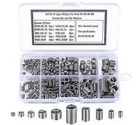 200 Pezzi Helicoil Inserti Filettati Set, Inserti Riduzione Filettato, Inserto Filettato in Acciaio Inossidabile, M3 M4 M5 M6 M8 Riparazione Filettatura Tipo Inserto Helicoil