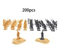 200 pezzi in scala 1/72 soldati modello regali giocattoli diorami per giochi
