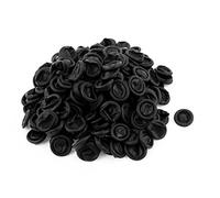 200 pezzi Industrie antistatico conduttore in gomma lattice, ditali, monouso, colore: nero