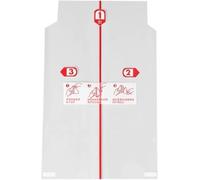 200 pezzi involucri per onigiri, borse per diaper a sfera, borse in plastica, borsa per sushi diaper bag, borsa triangolare per imballaggio