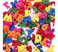 200 Pezzi Lettere di Legno Decorative per Bricolage, Alfabeto