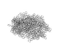 200 Pezzi/Lotto 2. 5-5mm Anelli Ovali in Acciaio Inox Anelli di Salto Anelli Split Connettori per Monili Che Fanno I Risultati Accessori Convenient And Nice