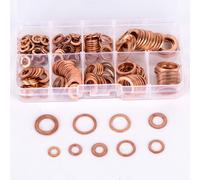 200 pezzi M5-M14 Rondelle di rame Set guarnizioni guarnizione piatta Kit BN