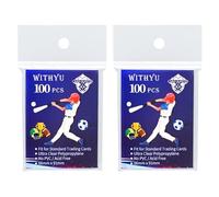 200 Pezzi Manicotti Morbidi per Carte Collezionabili - Caricamento Dall'alto per Formato Standard 66 X 91mm - Protettore Ultra Chiaro per Carte da Gioco e Fotografiche