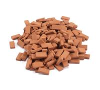 200 Pezzi Mattoncini per Progettazione Giardini Miniatura Mattone Muro Piccolo