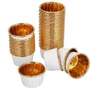 200 pezzi mini fodere per cupcake, pirottini per muffin, vassoio per stampi per dolci, strumenti di decorazione per matrimoni(bianca)