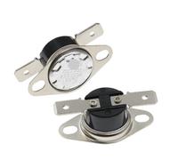 200 pezzi normalmente aperti KSD301 10A250V 40-135 gradi bachelite KSD-301 interruttore di temperatura termostato sensore 50 60 65 70 75 80 90 100(70 Degree,Normally open)