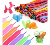 200 Pezzi Palloncini Modellanti, Multicolori Palloncini Lunghi da Modellare, Palloncini Magici in Lattice, Lungo Palloncini, Palloncini di Magici, Per DIY, Festa