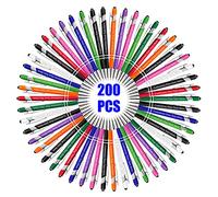 200 Pezzi Penne Personalizzate con Scritta Nome Inciso Penne a Sfera Personalizzabili con Stilo Regalo per Matrimonio Compleanno Natale La Laurea Ufficio Commerciale, Mix Di Colori