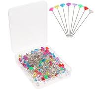 200 pezzi per spilli floreali decorazioni a forma di diamante delicato perno