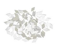 200 Pezzi Piastrelle Specchio Adesive a Rombo 24mm, per Mosaico | Acrilico Lucido, Autoadesive, per Decorazioni Disco e Progetti Creativi, Effetto Brillante e Sogno