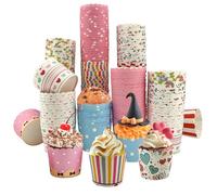 200 Pezzi Pirottini per Cupcake e Muffin in Cartone - per Matrimonio - Carta