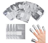 200 Pezzi Remover Foil Wraps del Rimuovere Smalto Gel per Unghie, Fogli Di Alluminio per Rimuovere Lo Smalto, Remover Foil Wraps Compresse