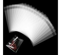 200 Pezzi Sacchetti di Cellophane Autoadesivi Rettangolare, 20×15cm Bustine Alimentari Trasparenti Autoadesivi, Sacchettini Cellophane OPP Plastica per Biscotti, Caramelle, Regalo e Gioielli