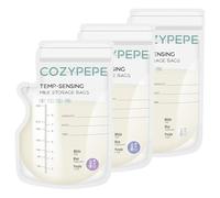200 Pezzi Sacchetti Latte Materno, Sacchetti Per Latte Materno da 250ml con Beccuccio per Versare, per Conservare il Latte Materno, con Rilevamento Della Temperatura, Sacchetti Singoli Senza BPA