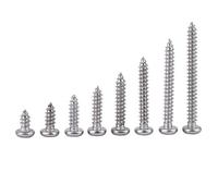 200 Pezzi Set di Viti per Legno, Kit di Assortimento di Viti per Legno in Acciaio Inossidabile M3 con Punte Phillips Viti Autofilettanti, Testa a Testa Piatta a Testa Piatta(#1)