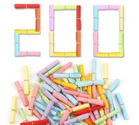 200 Pezzi Sfusi da Scrivere Mix Vuoto Colorato Etichette Piccole Note per Il Compleanno dei Bambini Calendario Dell'avvento o Compleanno,Colore Casuale bigliettini calendario avvento buoni regalo