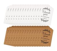 200 pezzi tag regalo decorativi Tag del Ringraziamento Grazie per i regali di