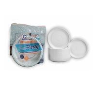 200 PIATTI FONDI tondi 21 cm Plastica RIUTILIZZABILI - SEA PARTY 1DUW