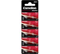 Camelion 12051001 alcaline a bottone AG1/LR60/LR621/364, 1,5 V, senza mercurio, 10 pezzi