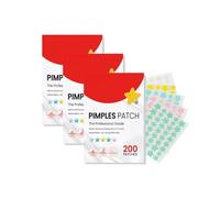 200 Pimple Patch Patch,Impermeabile Invisibile Stelle per Grani Patch Acne con Olio Albero Tè e Acido Salicilico Diurno e Notturno,Ammorbidiscono Efficacemente La Riparazione Della Pelle Dell'acne