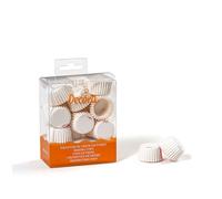 200 Pirottini bianchi bon bon in carta per cottura Ø2,7 x h 1,7 cm Decora