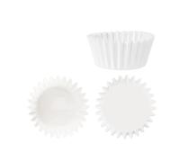 200 pirottini bianchi for cupcake, pirottini antiaderenti, carta da regalo for muffin, resistente alle pieghe(100 pieces)