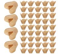 200 pirottini per cupcake a forma di tulipano: pirottini da forno a forma di