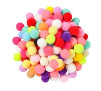 200 pompon colorati da 2 cm, realizzati a mano, mini pompon portatili, soffici per bambini, adatti per progetti creativi, set regalo, decorazioni