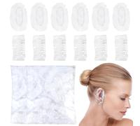 200 Protettive Impermeabili Copertura Dell'Orecchio con Elastici, Monouso Paraorecchie, paraorecchie impermeabili, paraorecchie Doccia impermeabili, adatti per Doccia Hotel Spa e Parrucchiere