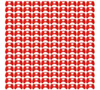 200 protezioni per pollo per picchiare, occhiali anti-picchiettamento senza puntine per fagiani e pollame, strumento per occhi senza ago rosso, occhiali per uso ripetitivo non legati con design Looper