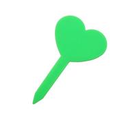 200 pz Etichette for Piante a Forma di Cuore Strumento Marcatura Classificazione Marcatore for Segno Identificazione Colore for Verdure Fiori Per Giardini(Green)