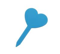 200 pz Etichette for Piante a Forma di Cuore Strumento Marcatura Classificazione Marcatore for Segno Identificazione Colore for Verdure Fiori Per Giardini(Blue)