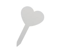200 pz Etichette for Piante a Forma di Cuore Strumento Marcatura Classificazione Marcatore for Segno Identificazione Colore for Verdure Fiori Per Giardini(White)