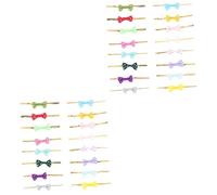 200 Pz Fiocco Per Cavi Forniture Per Feste Caramelle Lecca Lecca Cravatte Cravatte Lecca-lecca Prediligi Le Cravatte Legare i Fiocchi Fascette Poliestere Foca Borsa Del Pane