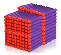 200 Pz Freccette in Schiuma di Colore Viola,7,5 x 1,3 cm | Set di Ricarica di Dardi in Schiuma per Nerf N-Strike Elite Series Blaster, Bomboniere per feste accessori