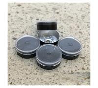 200 pz/lotto 20mm trasparente Opzioni di colore Tappo di copertura in alluminio-plastica Flacone di vetro sigillato in alto(Black)
