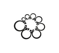 200 pz. M6 M8 M10 M12 M14 M16 M18 M20 Ritiri esterni interni CIRCLIPS CIRLIPS C-clip rondelle Snap Ring Kit in acciaio al carbonio
