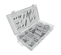 200 PZ Molle Gancio di Tensione a Compressione in Metallo Assortito con Scatola