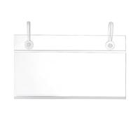 200 PZ Ripiano In Filo Etichetta Supporti da 4 pollici X 58.4cm Trasparente