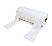 200 pz Rotolo di buste biodegradabili 22+6.5x50 cm con manici, buste shopper compostabili, sacchetti bio per rifiuti organici