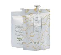 200 PZ Shampoo Doccia Monodose 30 ml, Doypack Richiudibile - Linea Cortesia Hotel B&B, Estratto Ortica Bianca, Delicato Pelli Sensibili, Made in Italy, Eco Friendly, Kit Viaggio Ospiti