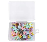 200 Pz Spilli Da Cucire 2 Pollici Testa Piatta Spilli Dritti Testa A Farfalla