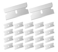 200 raschietti in vetroceramica, lame di ricambio, raschietti in ceramica, lame di ricambio, raschietti in ceramica, lame di ricambio, lame di ricambio, raschietti in acciaio inox, 40 mm x 20 mm